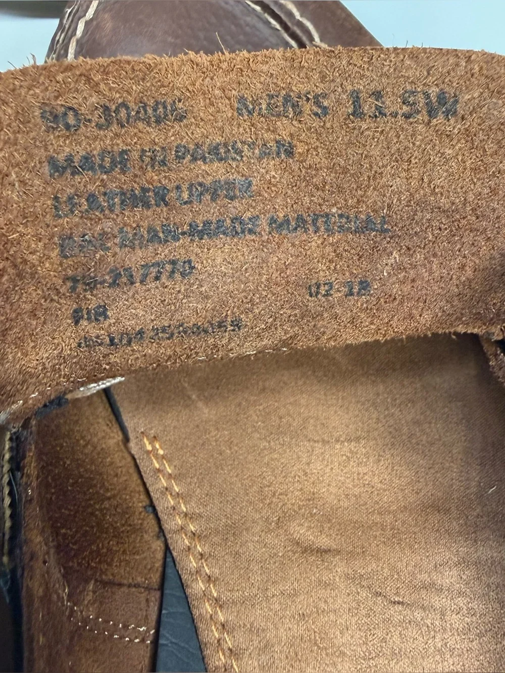 Dockers Mens Vargas Loafers Brown Leather Classic Lace Up Boat Shoes Size 11.5W